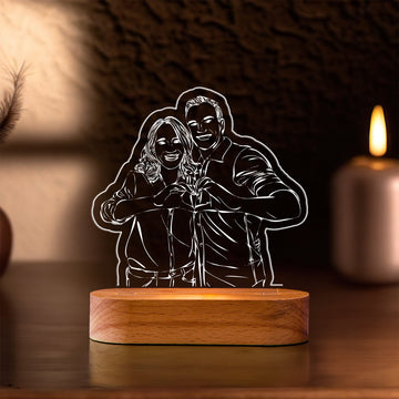 Romantic gift for Wife, Acrylic Night Light