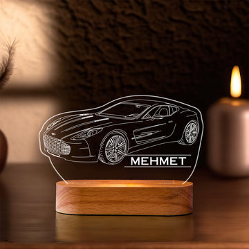 Gift for Men who Love Cars, Car Desk Light