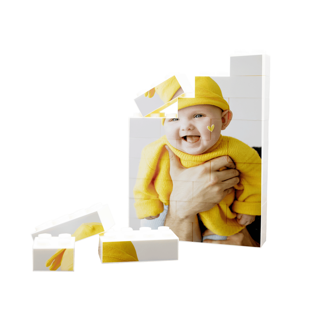 Photo Printed Rectangle Blocks, Nursery Gift for Kid